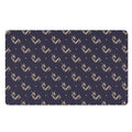 Blue And Beige Mantis Pattern Print Polyester Doormat