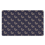 Blue And Beige Mantis Pattern Print Polyester Doormat