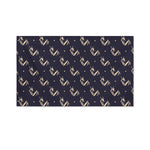 Blue And Beige Mantis Pattern Print Polyester Flag