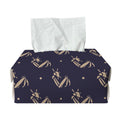 Blue And Beige Mantis Pattern Print Rectangle Tissue Box Cover