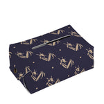 Blue And Beige Mantis Pattern Print Rectangle Tissue Box Cover