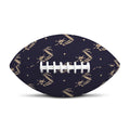 Blue And Beige Mantis Pattern Print Rugby Ball
