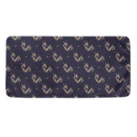 Blue And Beige Mantis Pattern Print Towel