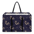 Blue And Beige Mantis Pattern Print Utility Tote Bag