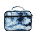 Blue And Black Acid Wash Tie Dye Print Briefcase Bible Bag