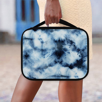 Blue And Black Acid Wash Tie Dye Print Classic Bible Case