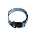 Blue And Black Acid Wash Tie Dye Print Dog Collar