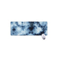 Blue And Black Acid Wash Tie Dye Print Extended Mouse Pad