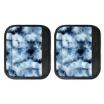 Blue And Black Acid Wash Tie Dye Print Handle Covers