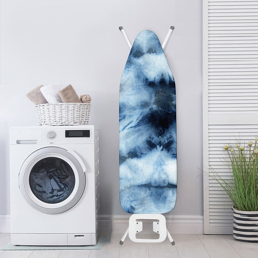 Blue And Black Acid Wash Tie Dye Print Ironing Board Cover