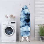 Blue And Black Acid Wash Tie Dye Print Ironing Board Cover