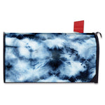 Blue And Black Acid Wash Tie Dye Print Mailbox Cover