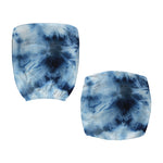 Blue And Black Acid Wash Tie Dye Print Office Chair Cover