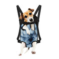 Blue And Black Acid Wash Tie Dye Print Pet Carrier Backpack