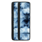 Blue And Black Acid Wash Tie Dye Print Refrigerator Handle Covers