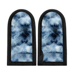 Blue And Black Acid Wash Tie Dye Print Skillet Handle Cover