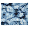 Blue And Black Acid Wash Tie Dye Print Tapestry
