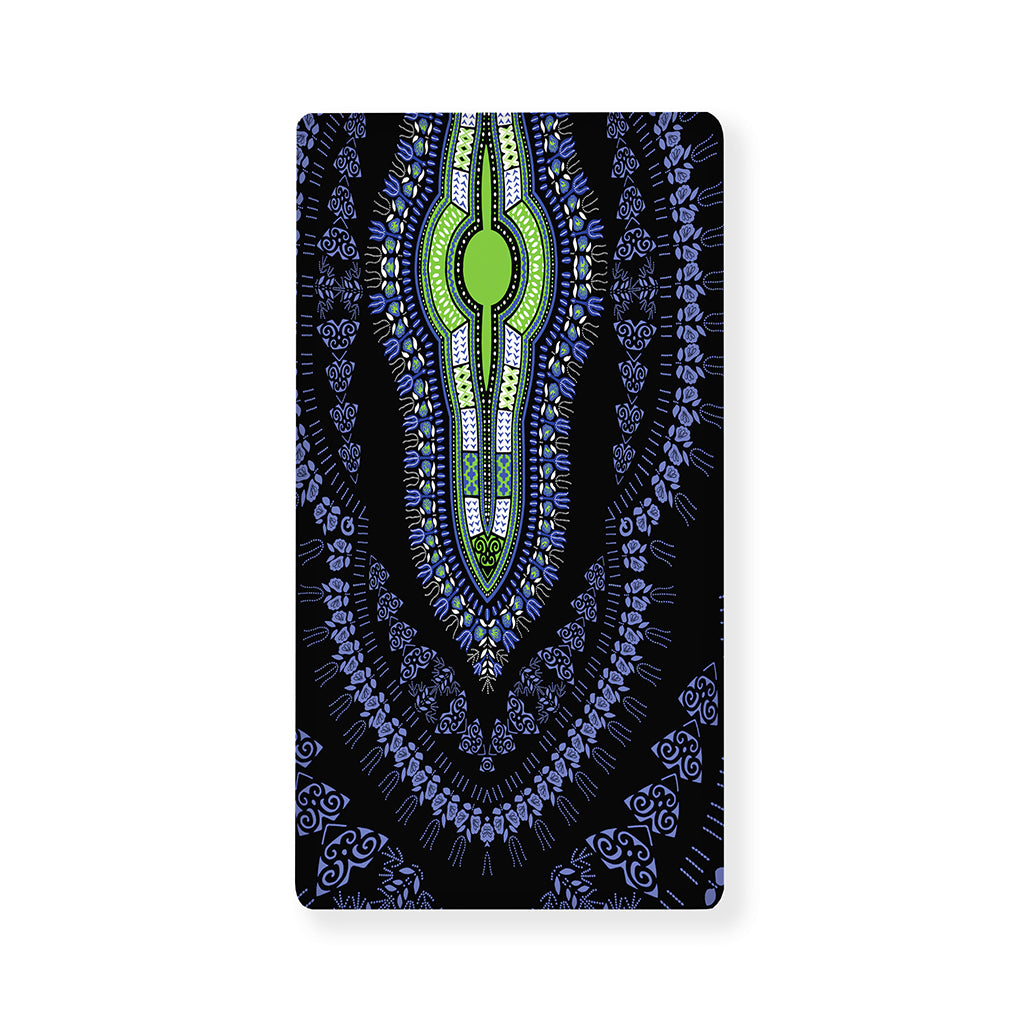 Blue And Black African Dashiki Print Baby Crib Sheet