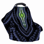 Blue And Black African Dashiki Print Baby Seat Cover