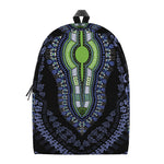 Blue And Black African Dashiki Print Backpack