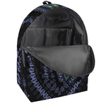 Blue And Black African Dashiki Print Backpack