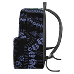 Blue And Black African Dashiki Print Backpack