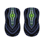 Blue And Black African Dashiki Print Bar Stool Covers