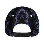 Blue And Black African Dashiki Print Baseball Cap