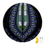 Blue And Black African Dashiki Print Basketball