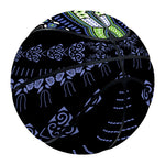 Blue And Black African Dashiki Print Basketball