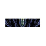 Blue And Black African Dashiki Print Bed Runner