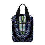Blue And Black African Dashiki Print Bible Tote Bag