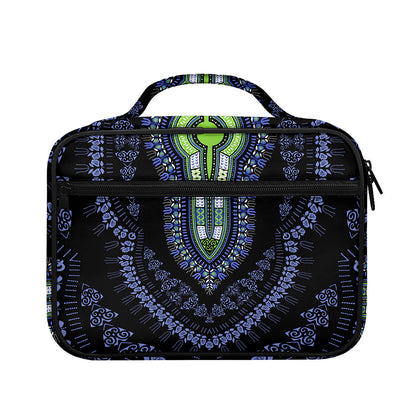 Blue And Black African Dashiki Print Briefcase Bible Bag