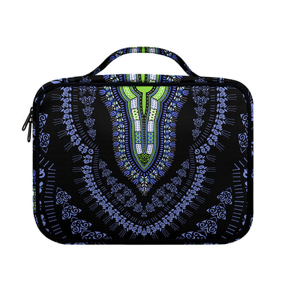 Blue And Black African Dashiki Print Briefcase Bible Bag