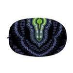 Blue And Black African Dashiki Print Car Side Mirror Covers