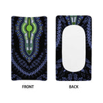 Blue And Black African Dashiki Print Changing Pad Cover