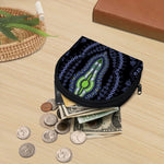 Blue And Black African Dashiki Print Coin Purse
