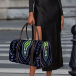 Blue And Black African Dashiki Print Duffle Bag