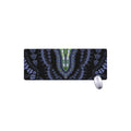 Blue And Black African Dashiki Print Extended Mouse Pad