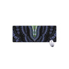 Blue And Black African Dashiki Print Extended Mouse Pad