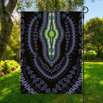Blue And Black African Dashiki Print Garden Flag