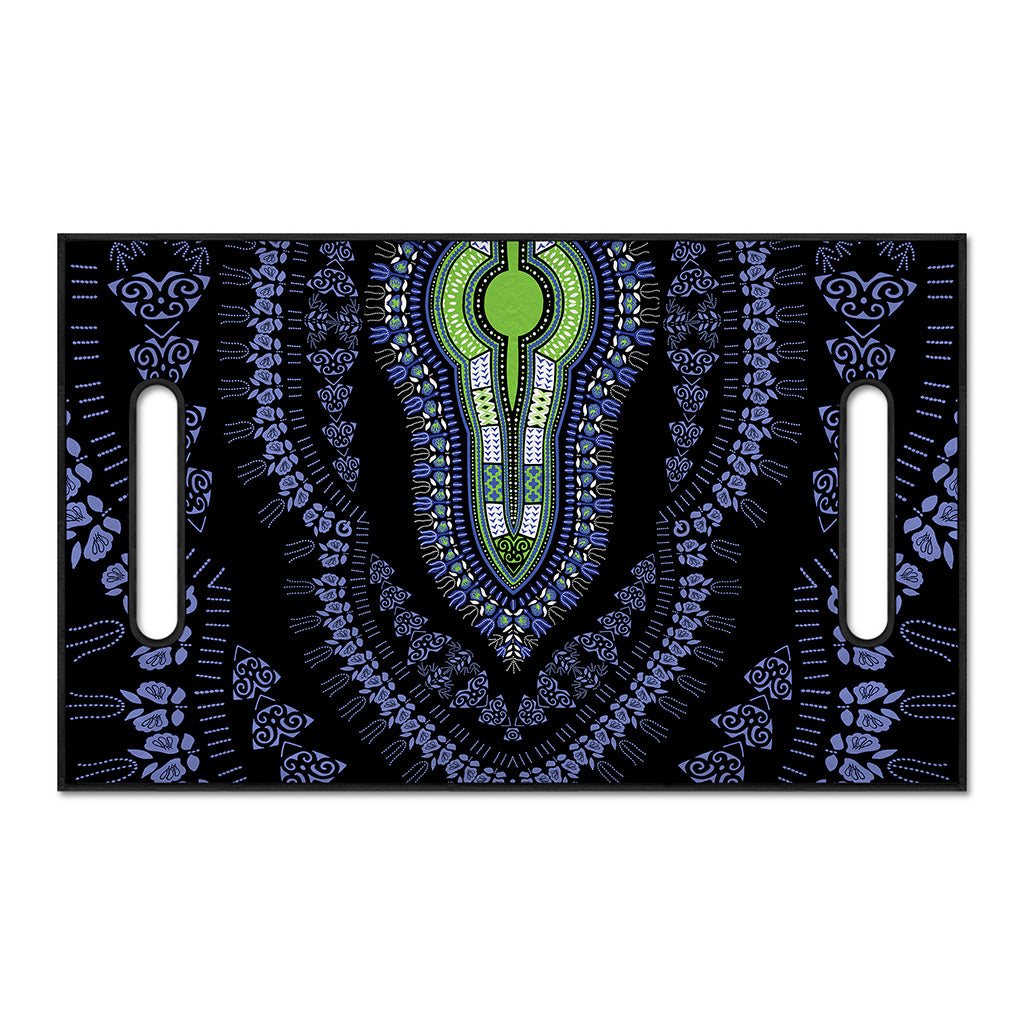 Blue And Black African Dashiki Print Golf Cart Seat Cover