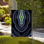 Blue And Black African Dashiki Print House Flag