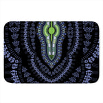 Blue And Black African Dashiki Print Indoor Door Mat