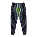 Blue And Black African Dashiki Print Jogger Pants