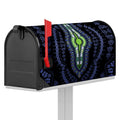 Blue And Black African Dashiki Print Mailbox Cover
