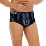 Blue And Black African Dashiki Print Men's Briefs