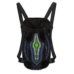 Blue And Black African Dashiki Print Pet Carrier Backpack