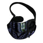 Blue And Black African Dashiki Print Pet Sling Carrier