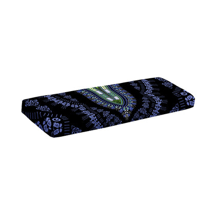 Blue And Black African Dashiki Print Piano Keyboard Cover